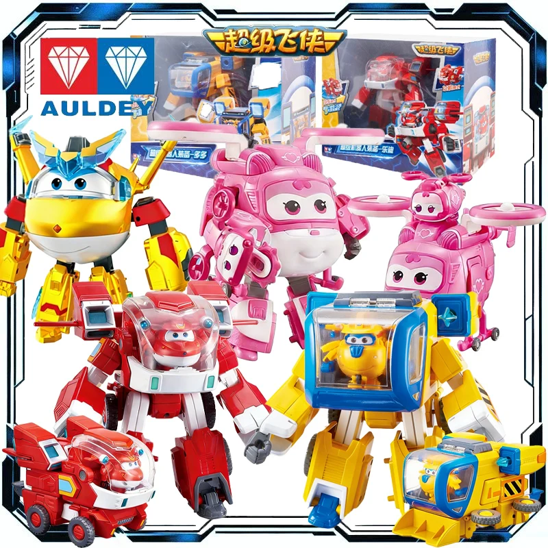 

Оригинальная фигурка Auldey Super Wings: Деформируемый гибридный робот Джетт и Диззи, игрушки-фигурки для мальчиков и девочек, подарок для детей