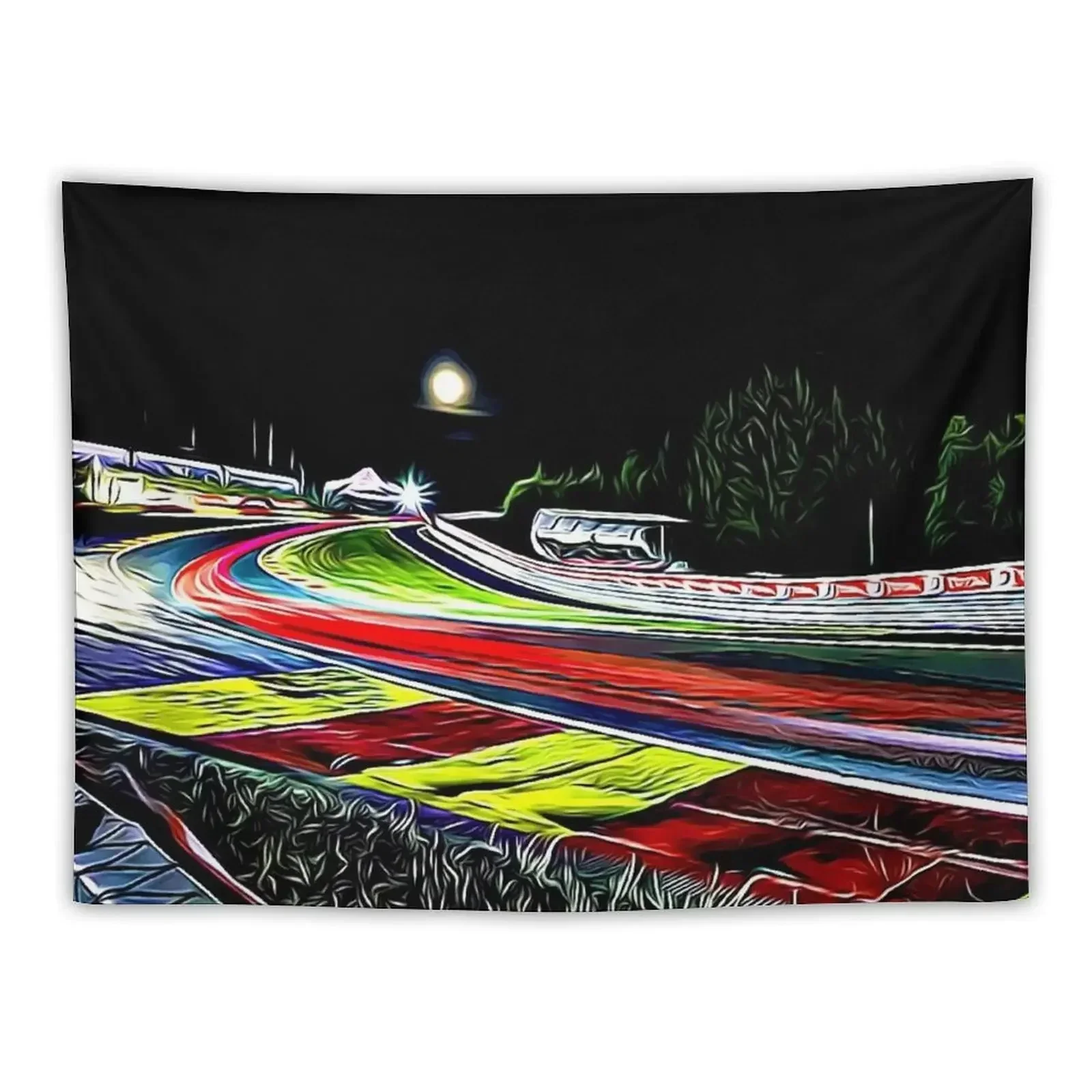 

Eau Rouge - Spa Francorchamps Tapestry Aesthetic Room Decors Wall Decor Hanging Wallpaper Decorative Wall Murals Tapestry