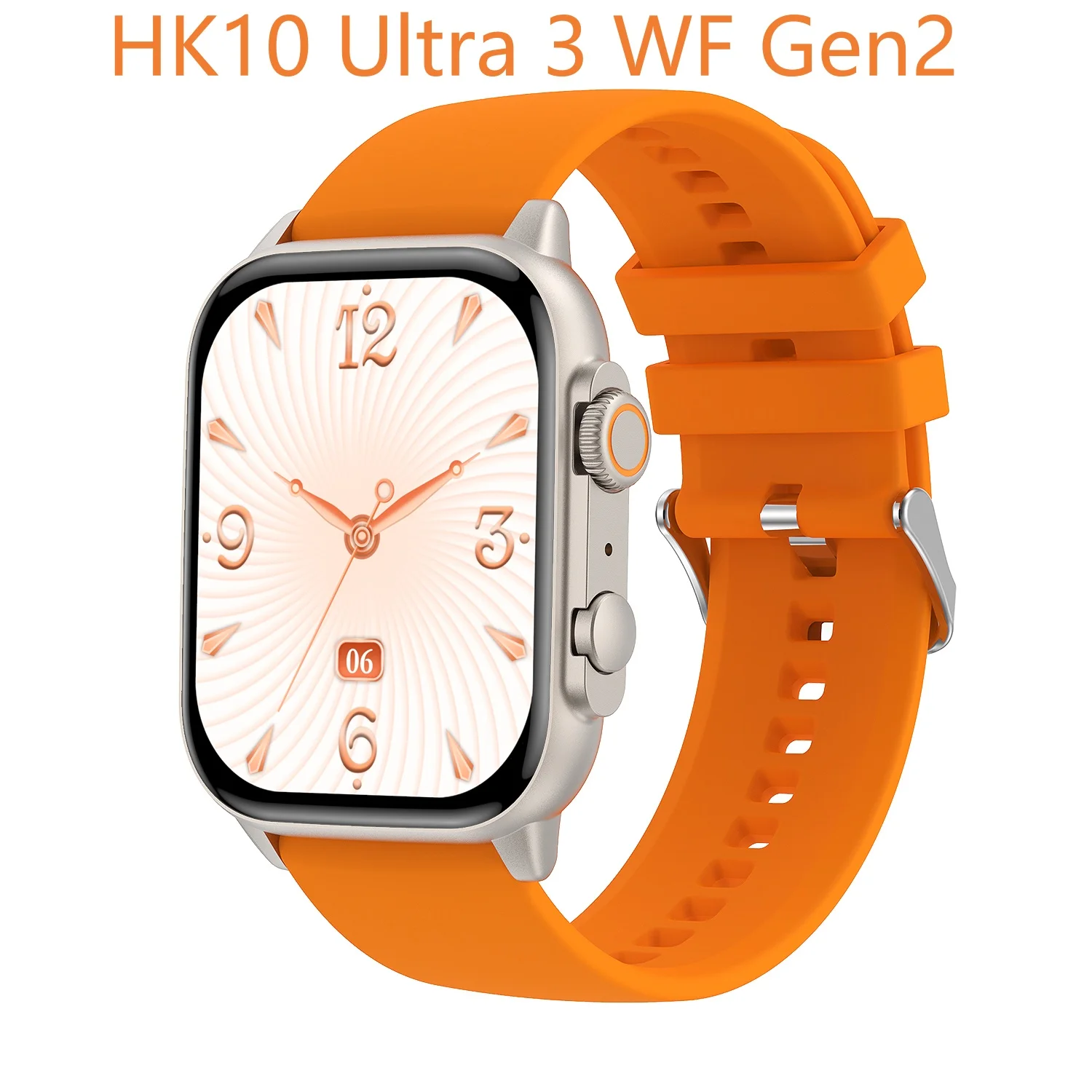 HK10 Ultra 3 WF Gen 2- WiFi Smart Watch 2GB Always-on Display AMOLED Fitness Tracker Bluetooth Call Women Men Smartwatch