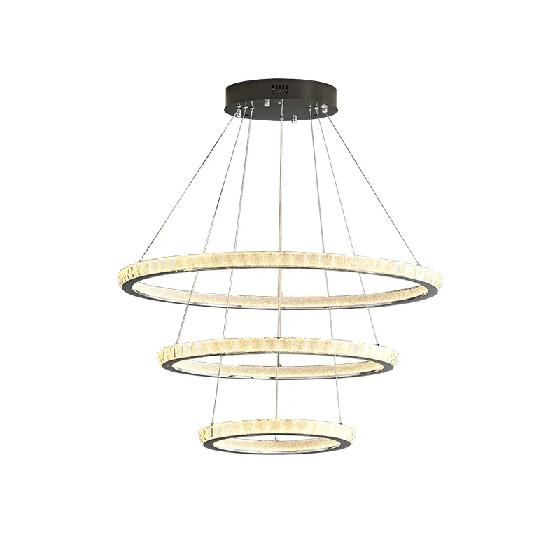 

Modern simple living room light 2025 new light luxury atmosphere dining room light master bedroom crystal chandelier