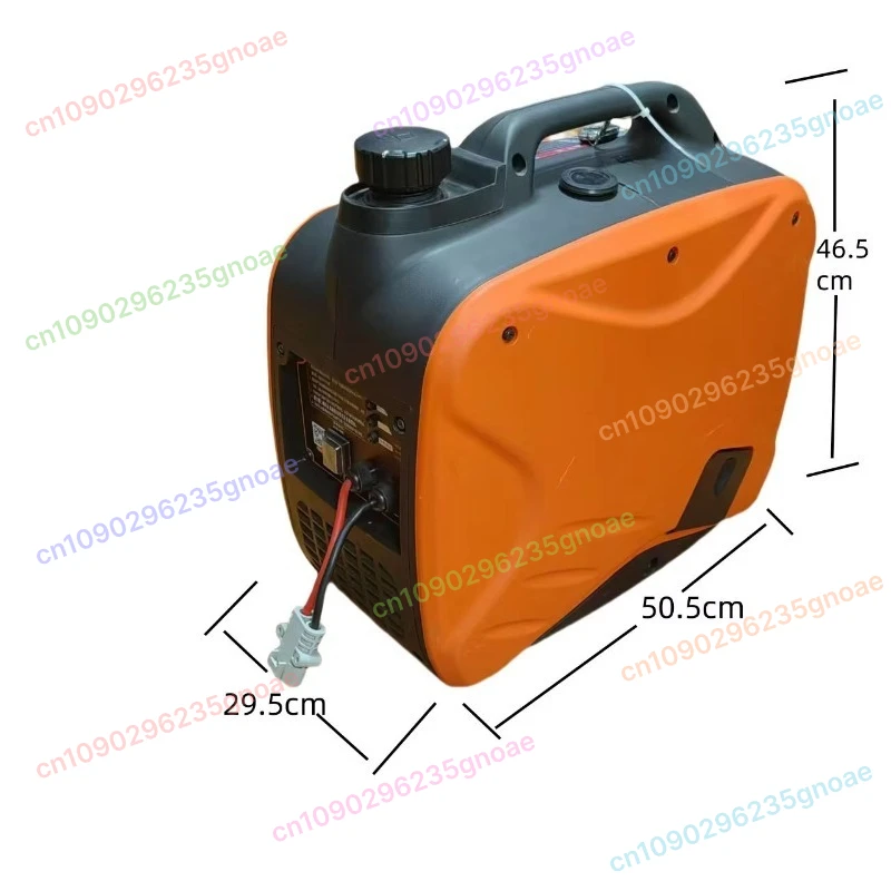 

3KW Portable Generator for Parking AC & Household Use, 24V DC Power Generator with Remote Start, Silent Mini Design