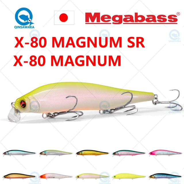 JAPAN Megabass X-80 MAGNUM SR 115mm 15/18g Floating / Sinking 1m /2m  Fishing Lure Jerkbait Dynamic Saltwater Bass Sea Tackle - AliExpress 18