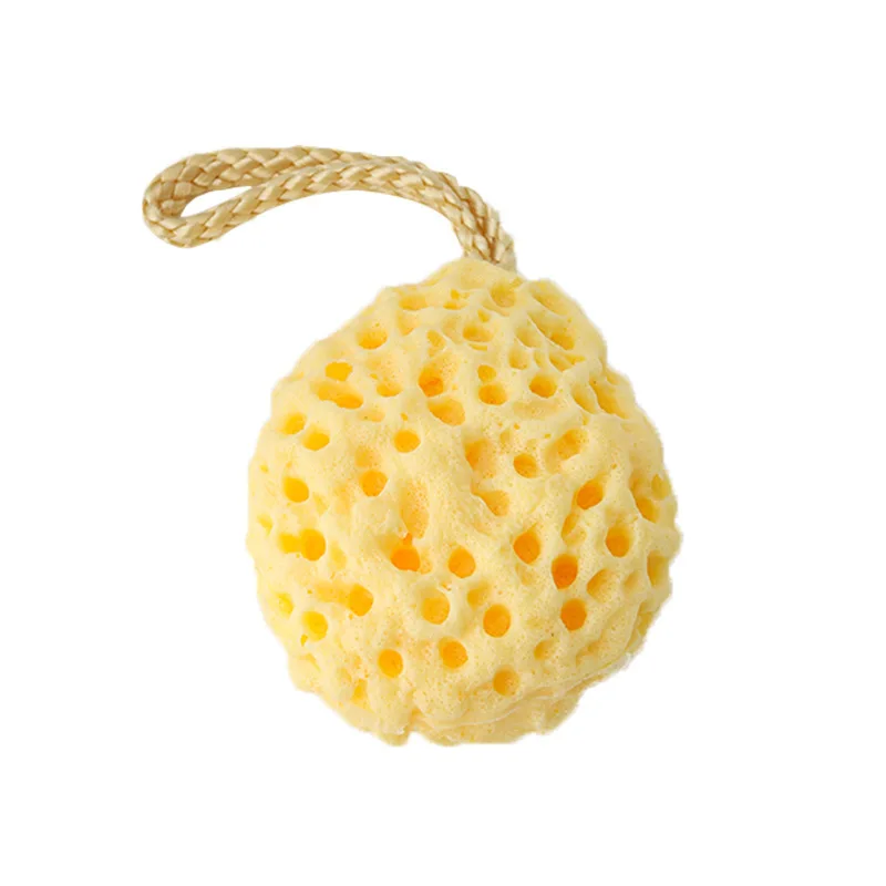Soft Shower Sponge Ball Nylon Mesh Cleaning Brush Shower  For Rich Lather Deep Cleaning Smooth-Skin For Shower Bath Products
