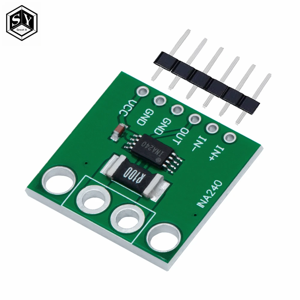 INA240 Module INA240A1 Current Detection Amplifier Current Monitoring Dual Way Current Collection