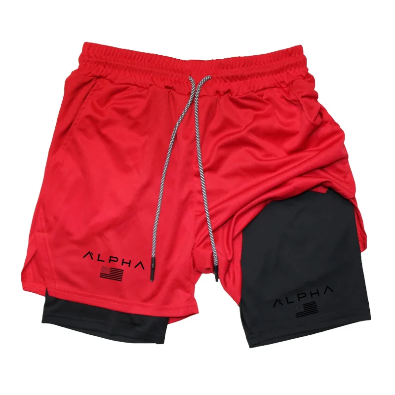 2024 Men\'s Running Shorts Jogger Sports Shorts MensCompression Casual Shorts Fashion Men Clothes Gym Fitness Training Shorts