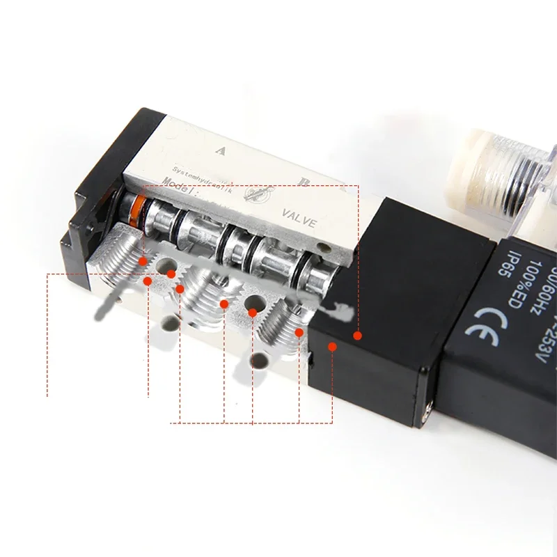 Pneumatic Solenoid Valve 3V210-08 DC12V DC24V AC110V AC220V 3 Way 2 Position Air Directional Control Valve  Gas Magnetic Valve