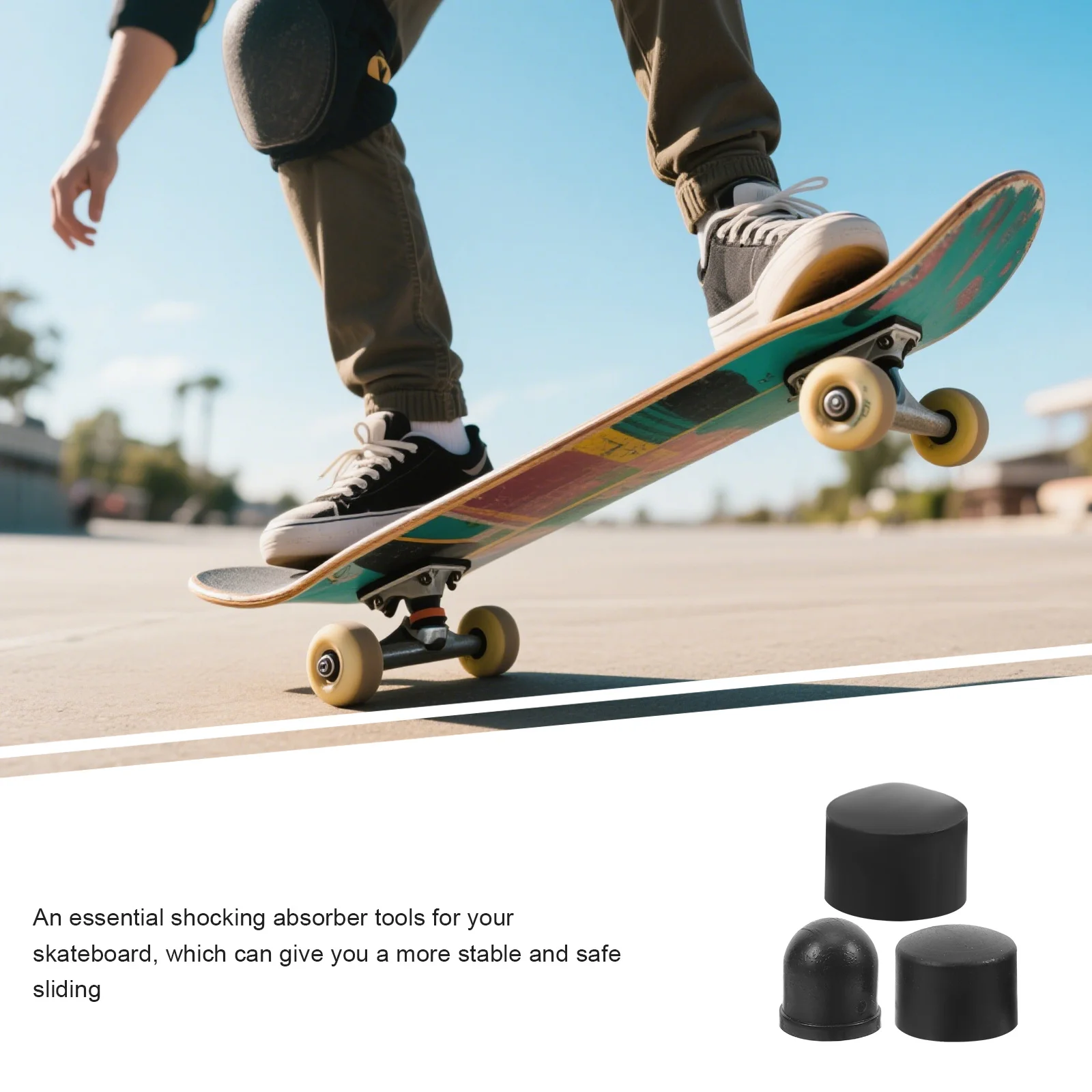 1 مجموعة لوح التزلج قوس فيرتكس للصدمات مجموعة 3 أحجام استبدال مستقرة البطانات Longboard اكسسوارات Longboard الملحقات #4