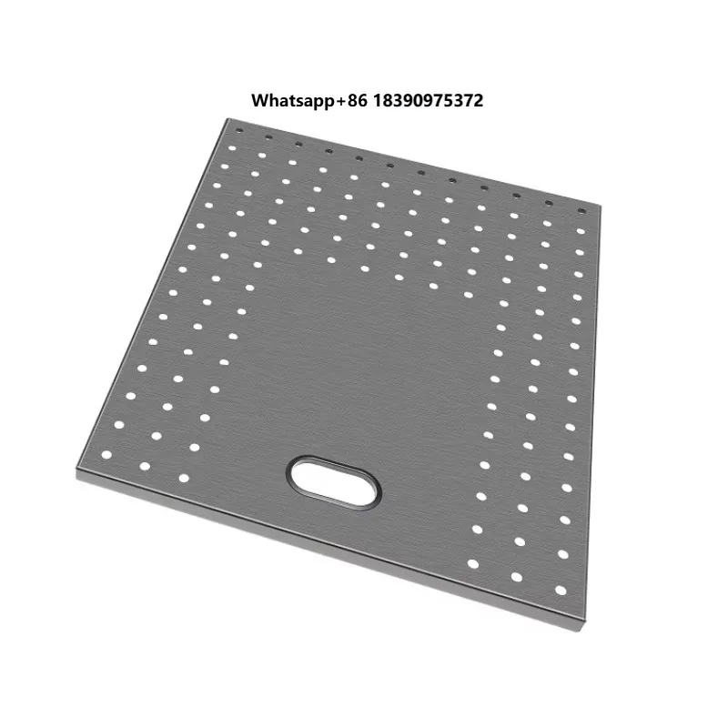 Bar Sink Portable Small Single Bowl Square Handmade Multifunctional Kitchen Sink with Faucet and Stainless Steel Cover Plate