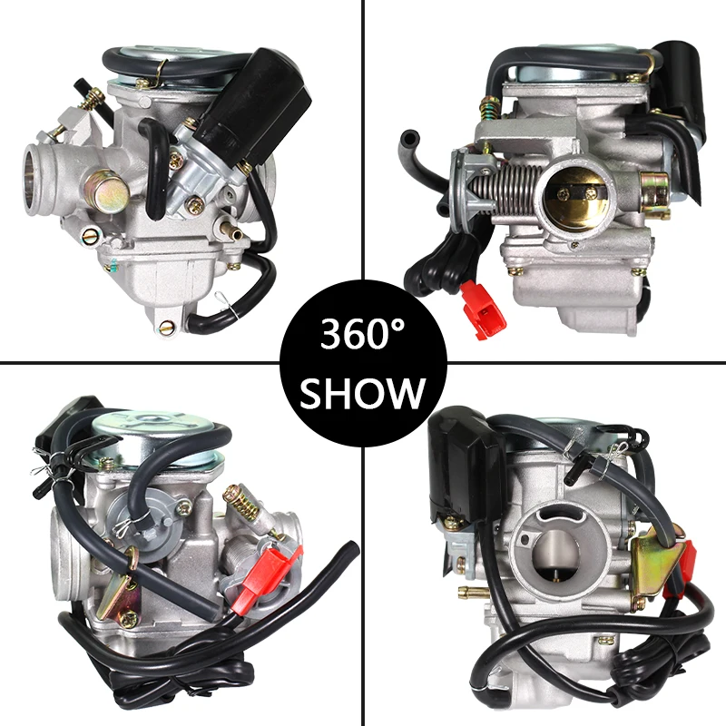 Carburador para Motocicleta GY6 125CC y 150CC, para Scooter Bajaj, ATV, Go Kart, Scooter 125CC 150CC PD24J, Repuestos para Motocicleta