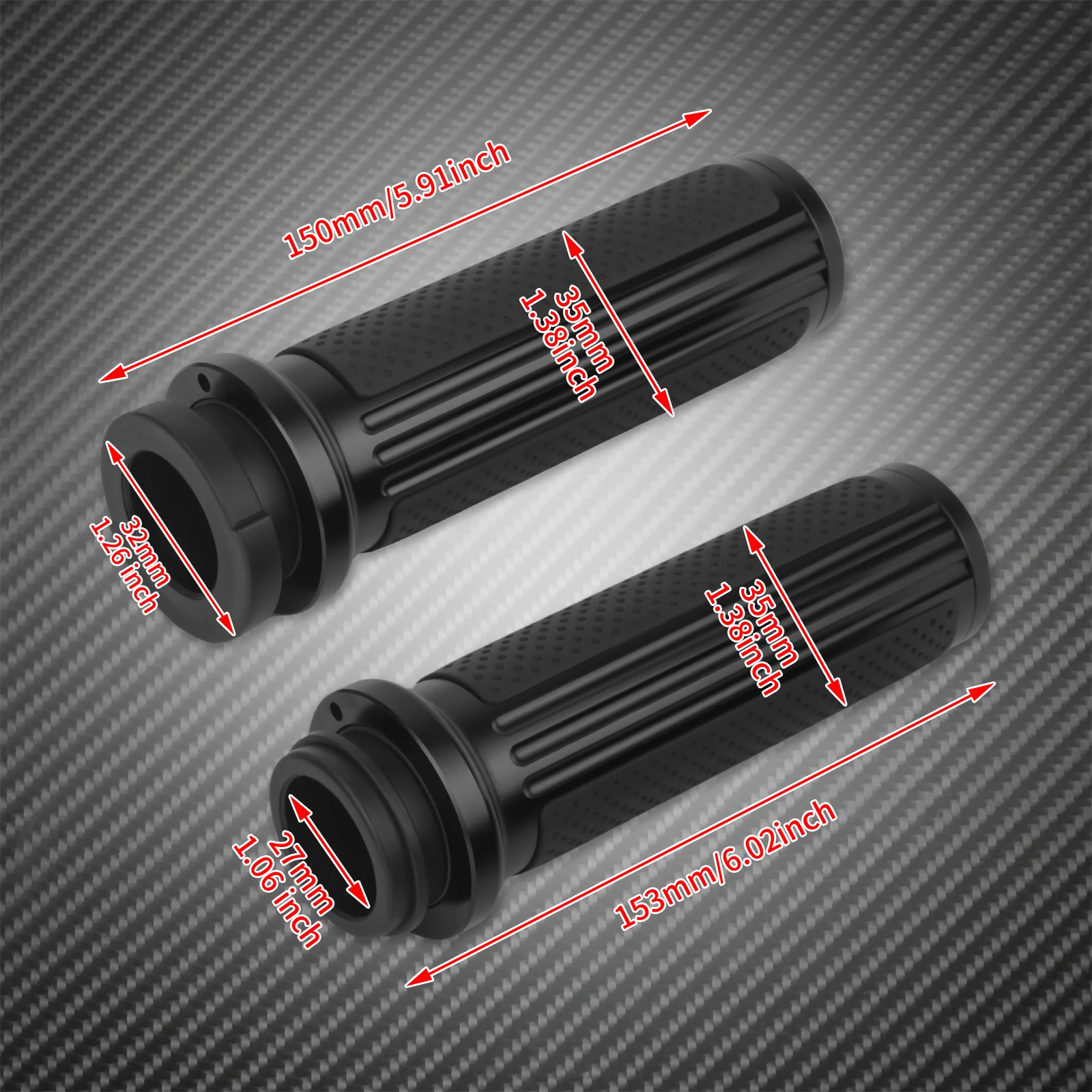 Motorcycle 1'' 25mm Electronic Throttle Handle Bar Hand Grips Handle Grip CNC For Harley Touring Electra Glide Softail Fat Boy
