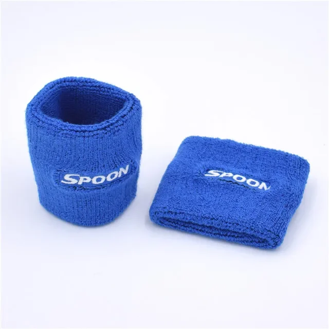 2pcs spoon sports Reservoir Brake Clutch Oil Tank Cover Cap Sock For Universal