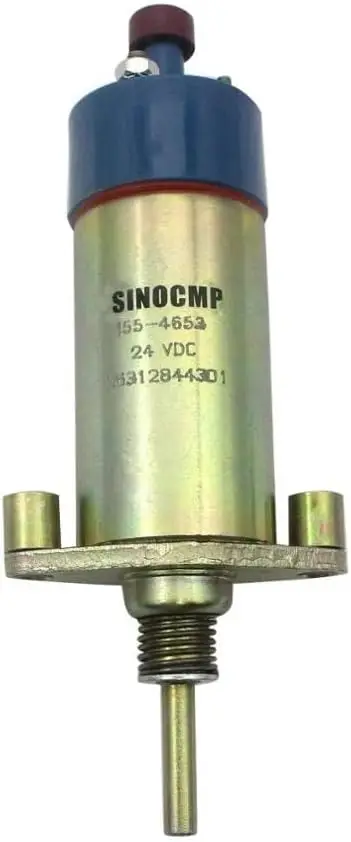 

155-4653 For Caterpillar E330 E330B E330C 3E-9785 24V Fuel Shut Off Solenoid Replacement Parts Stop Solenoid Valve Excavator