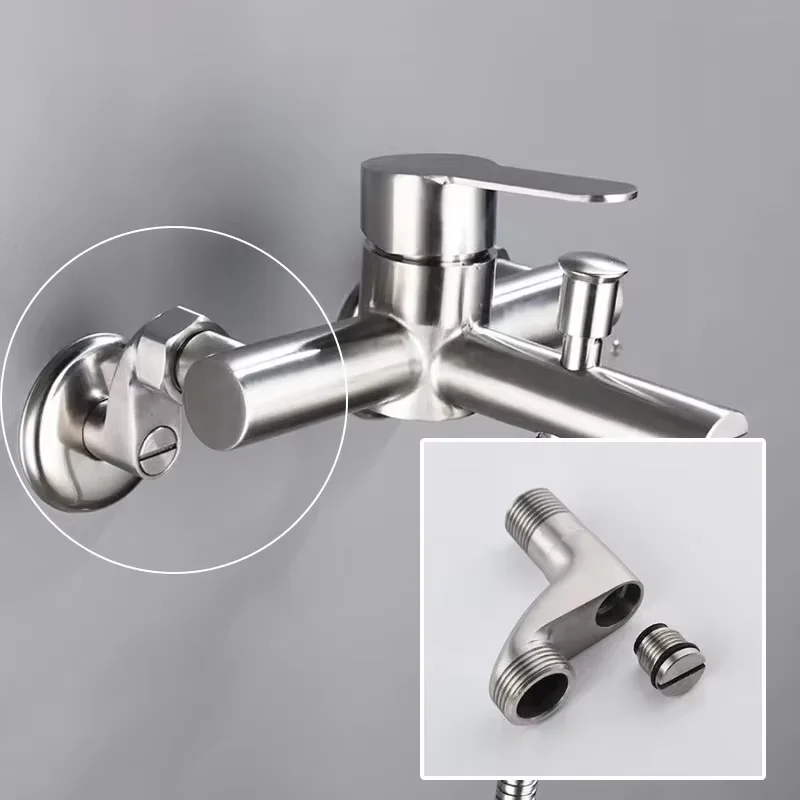 Wall Mounted Angle Valve Shower Faucet Width Adjustable Curved Joint 2Pcs/Set Shower Faucet Adapter Part Bathroom Accessories