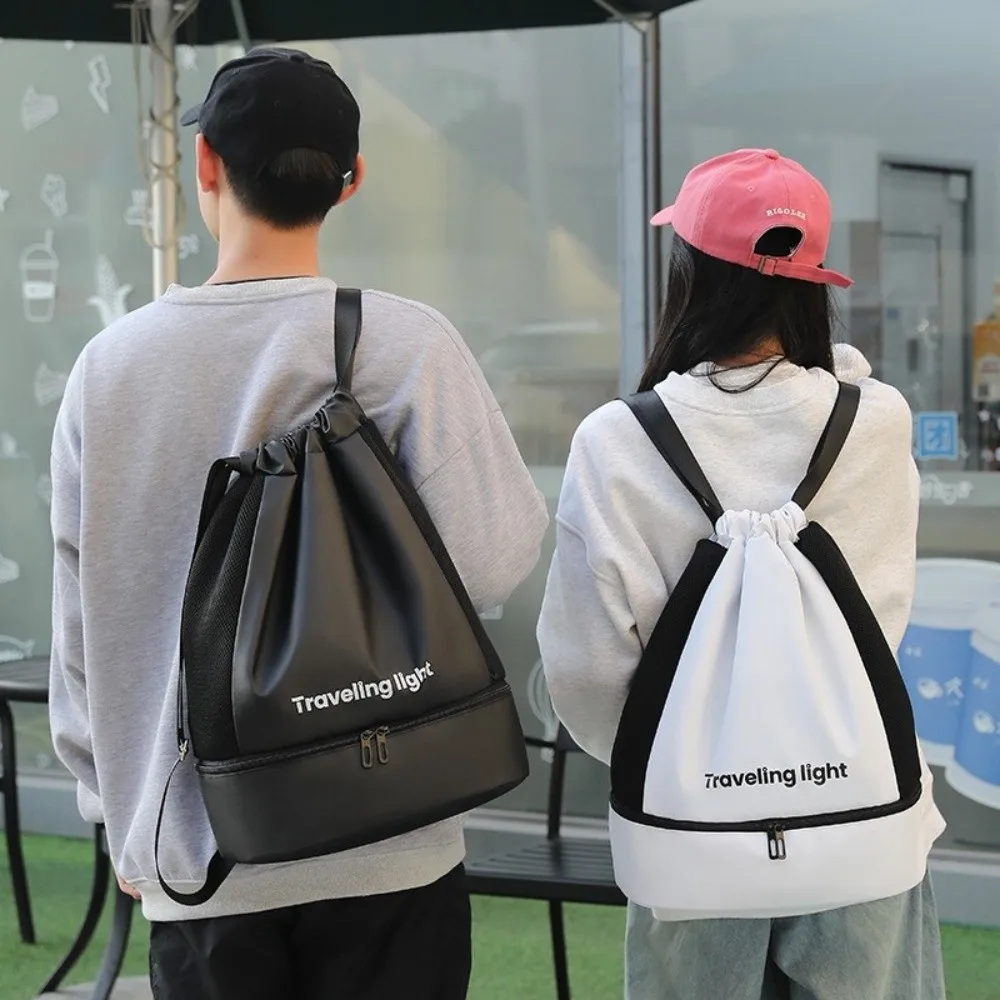 

Waterproof Travel Fitness Bag Independent Shoe Bag Large Capacity Sport Basketball Bag Splashproof Portable Climbing Backpack