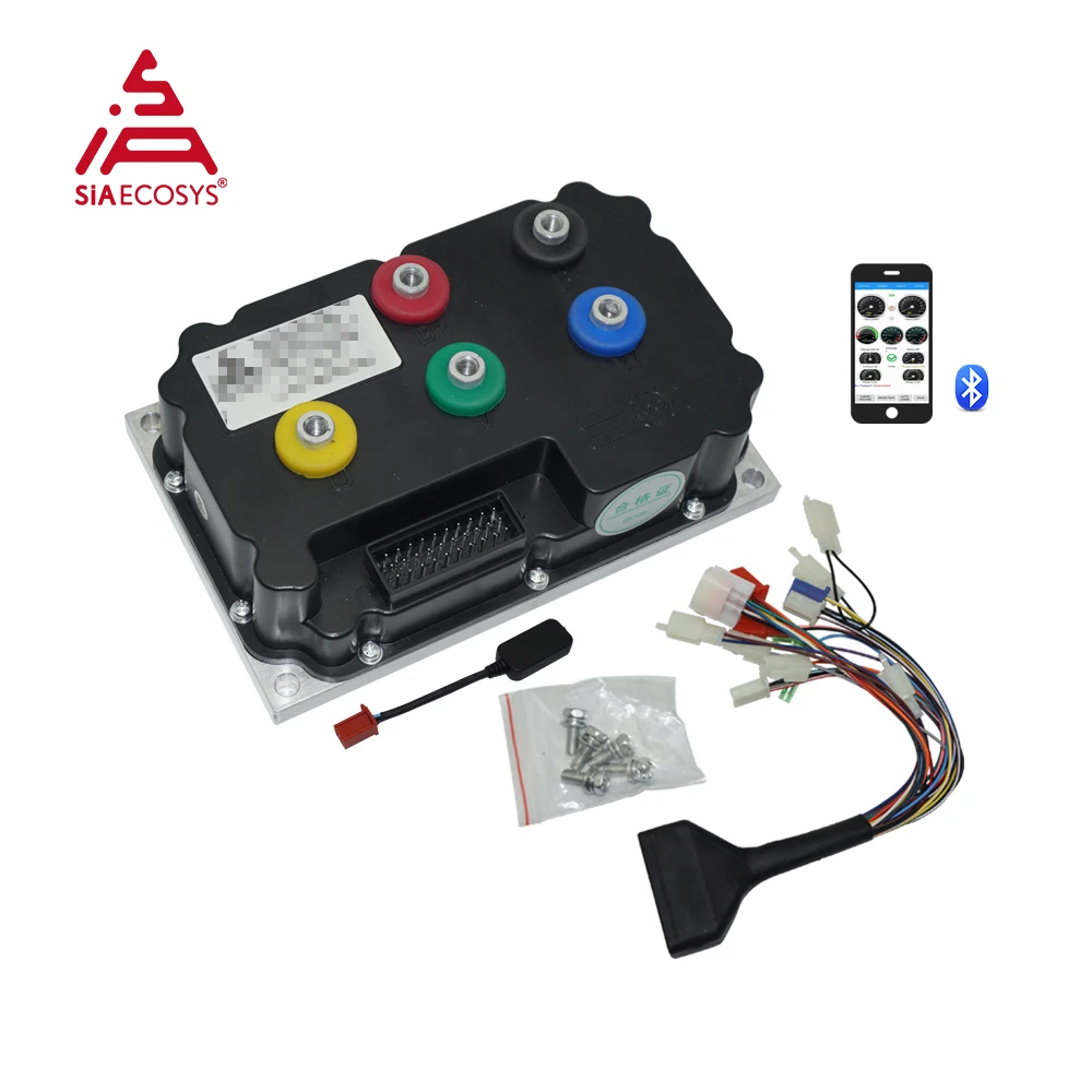 ND96360 Fardriver Controller 72V-96V DC 170A Peak 360A Brushless Hall version Controller for 4KW-5KW Motor QS Motor