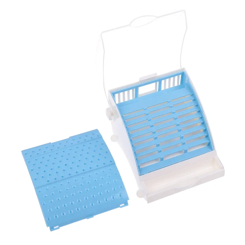 

142 Holes Dental Burs Box Dentist Tools Drill Case Disinfection Organize Holder Plastic Dentistry Instrument Holder