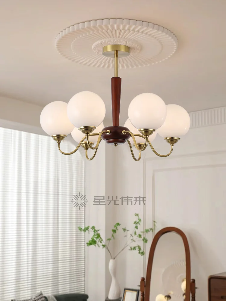 

Светлые роскошные волшебные бобы для спальни, гостиной, столовой, ретро-лампы