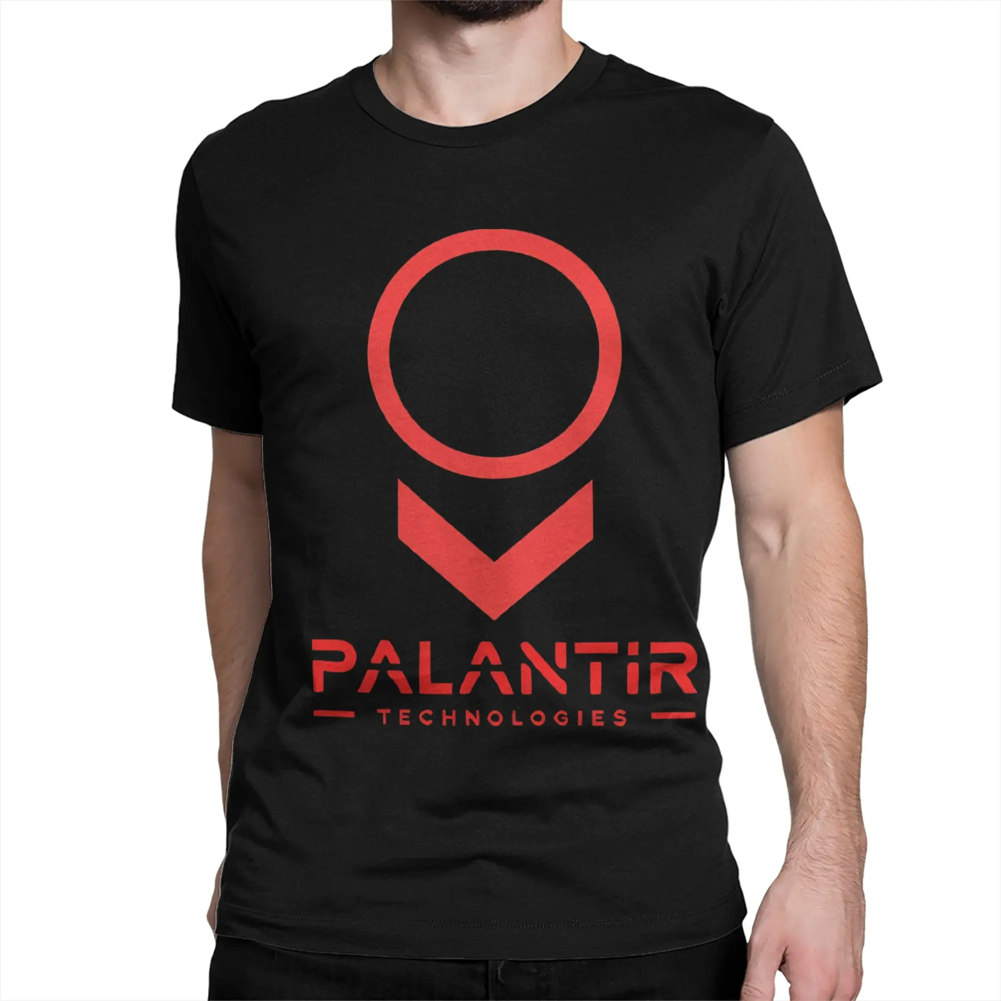 Palantir PLTR الأسهم للرجال النساء تي شيرت مضحك تي شيرت قصير الأكمام طاقم الرقبة تي شيرت القطن ملابس فريدة من نوعها