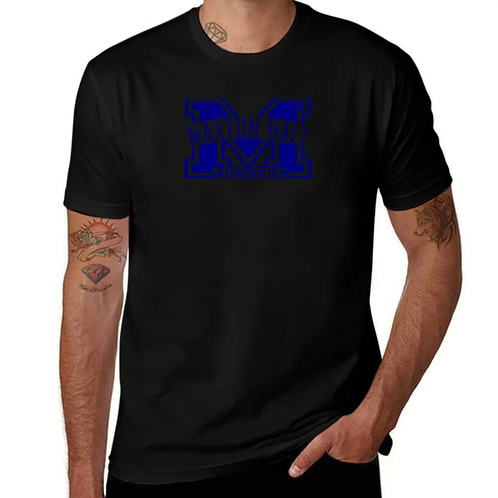 Save Me Maxton Hall College Design T-Shirt Big and Tall Casual T-Shirt