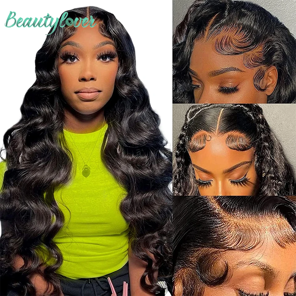 Human Hair Transparent Lace Frontal 13x4 Body Wave 2x6 4x4 Lace Closure Brazilian 100% Remy Hair Pre Plucked Hairline 10-20 Inch