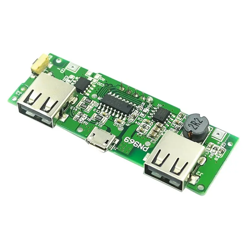 A37T 18650 Lithium Battery Digital Display Charging Module, 5V 2A 1A Boost Module, Multi-Function Charging Board