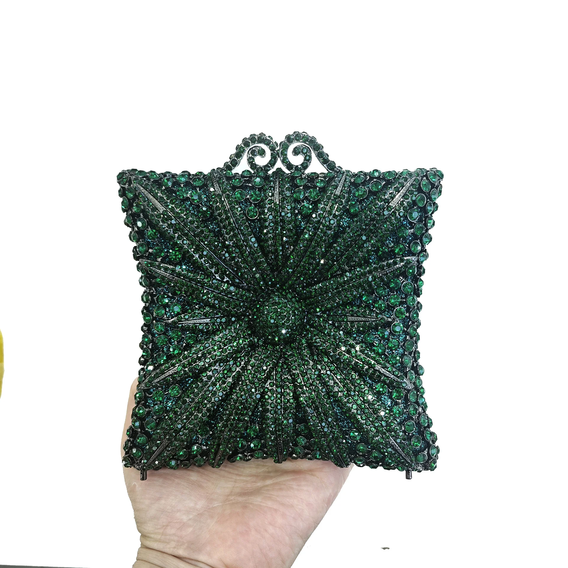 

XIYUAN цветок ослепительный кристалл вечерний клатч свадебный бриллиант Minaudiere сумка званый ужин кошелек женская сумка