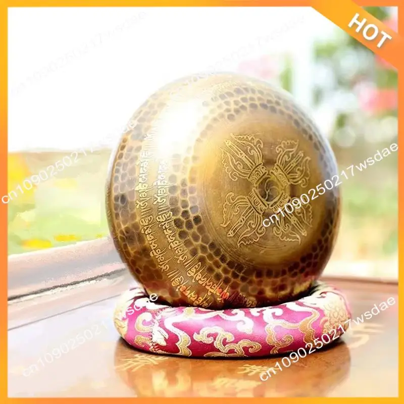 

X08A Fo Yin Bowl Звуковая чаша Будды для йоги, подходит для звуковой терапии буддийской медитации