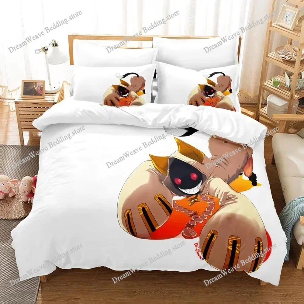 

New Personality 3D Printed Anime Blazblue Bedding Set Cartoons Adult Kid Bedroom Duvet Cover Sets Home Textiles Luxury Gift741