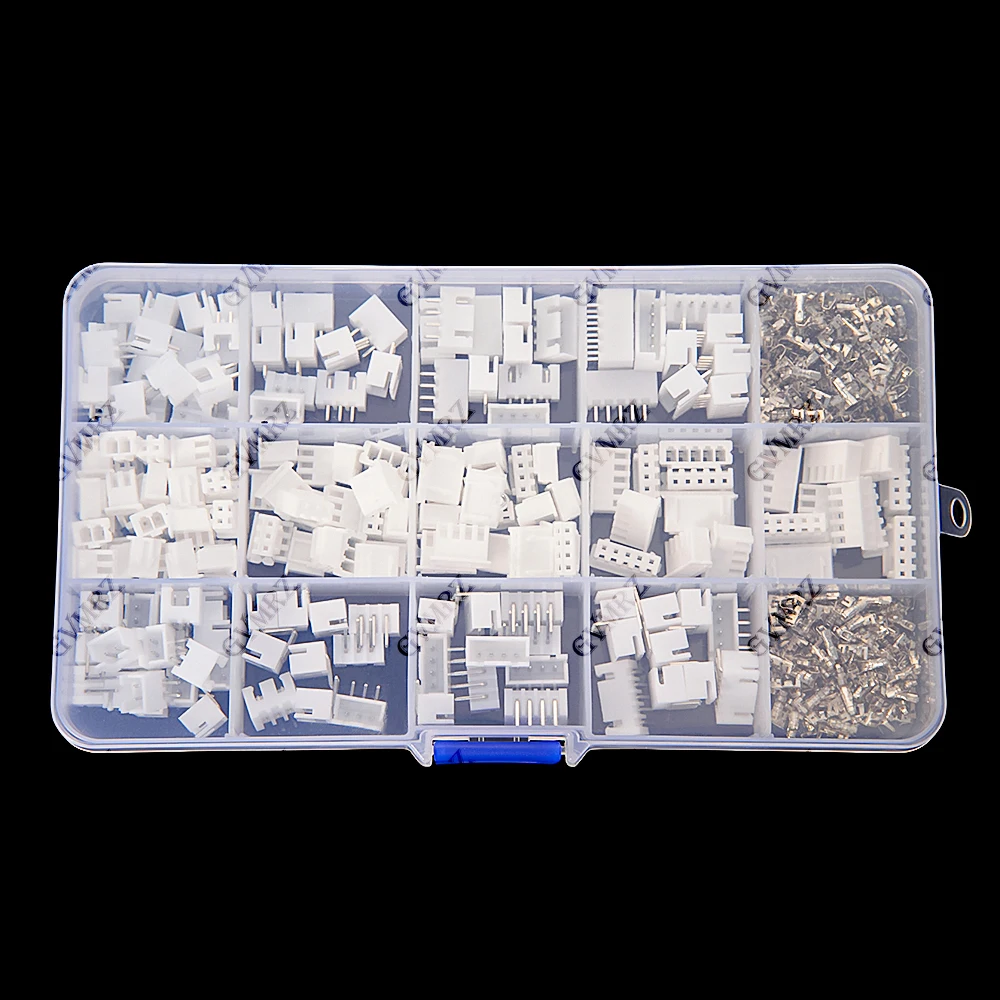 XH2.54mm 2P-5P JST 2P 3P Straight / Bent Needles Terminals Connectors Inserts Wiring Reeds Plugs 4P 5P
