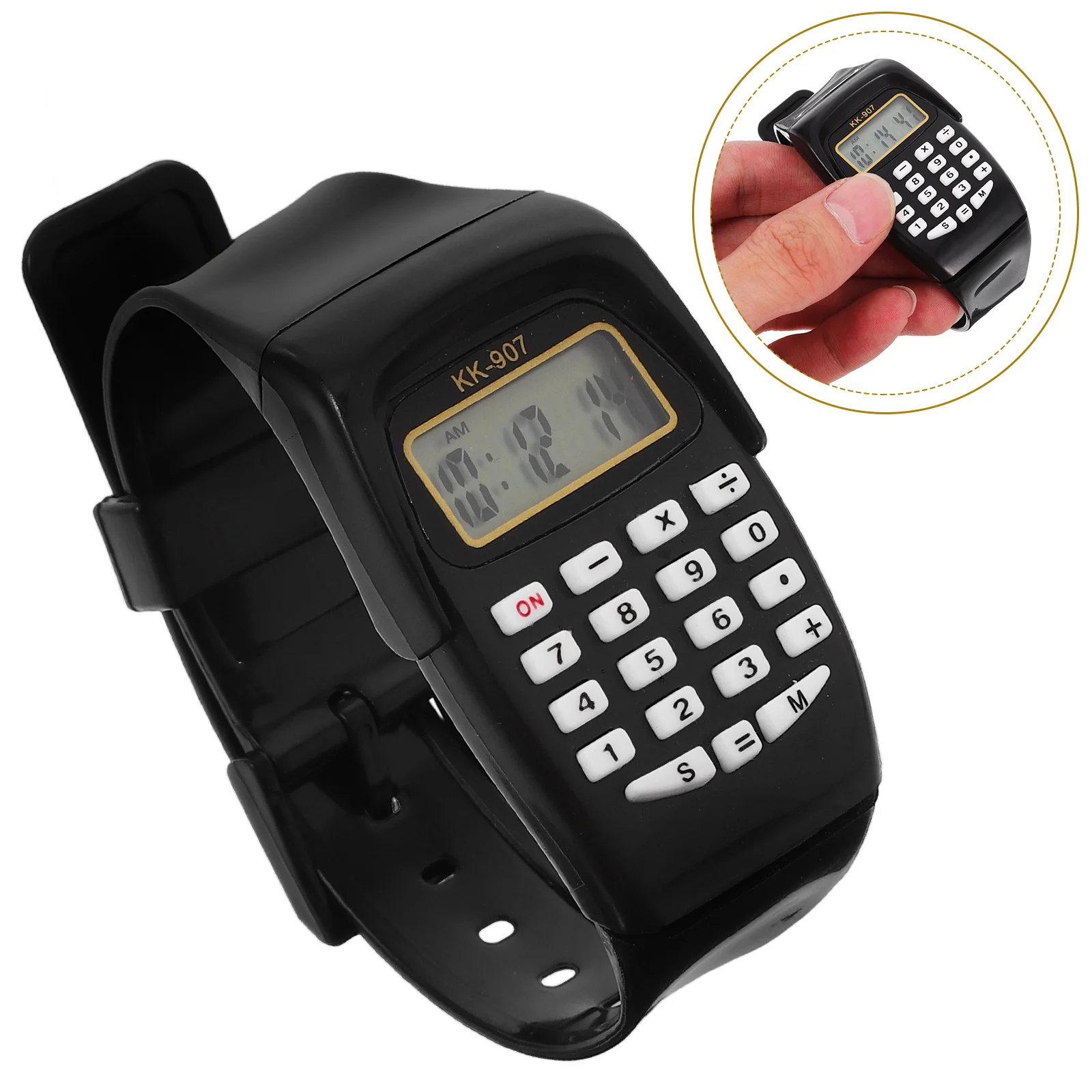 

2Pcs Kids Calculator Watch with Math Function Creative Wearable Gadget for Children Learning Tool Green