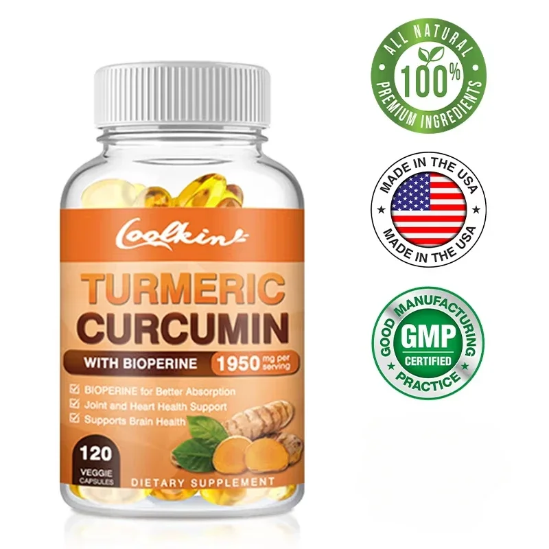 

Куркума для куркумы — с черным перцем для оптимального поглощения, лучшая веганская добавка для поддержки суставов