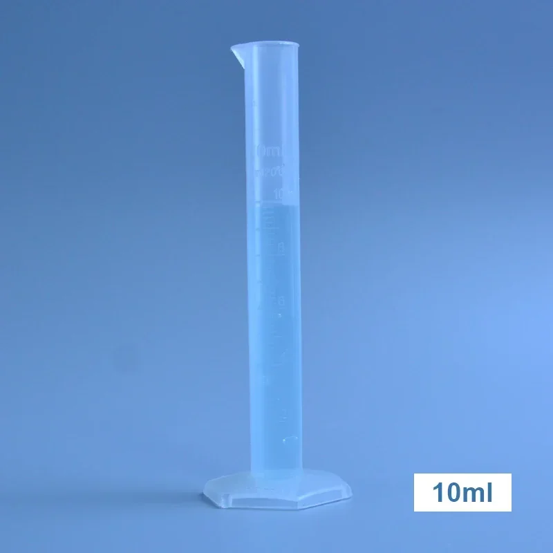 4pcs Transparent Measuring Plastic Graduated Cylinder 10ml / 25ml / 50ml / 100ml