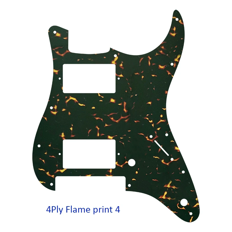 Fei Man Custom Guitar Parts For US, 11 Screw Holes, Strat With Floyd Rose, Tremolo Bridge, Single HH, Pickguard, Scratch Plate