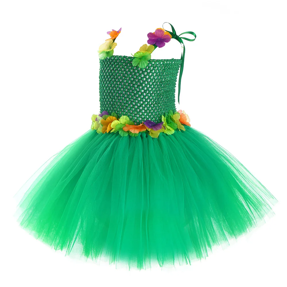 Falda de tutú de Hada de mariposa verde para niñas, traje para fiesta de cumpleaños, faldas de tul para niños, disfraces de Navidad con lazo