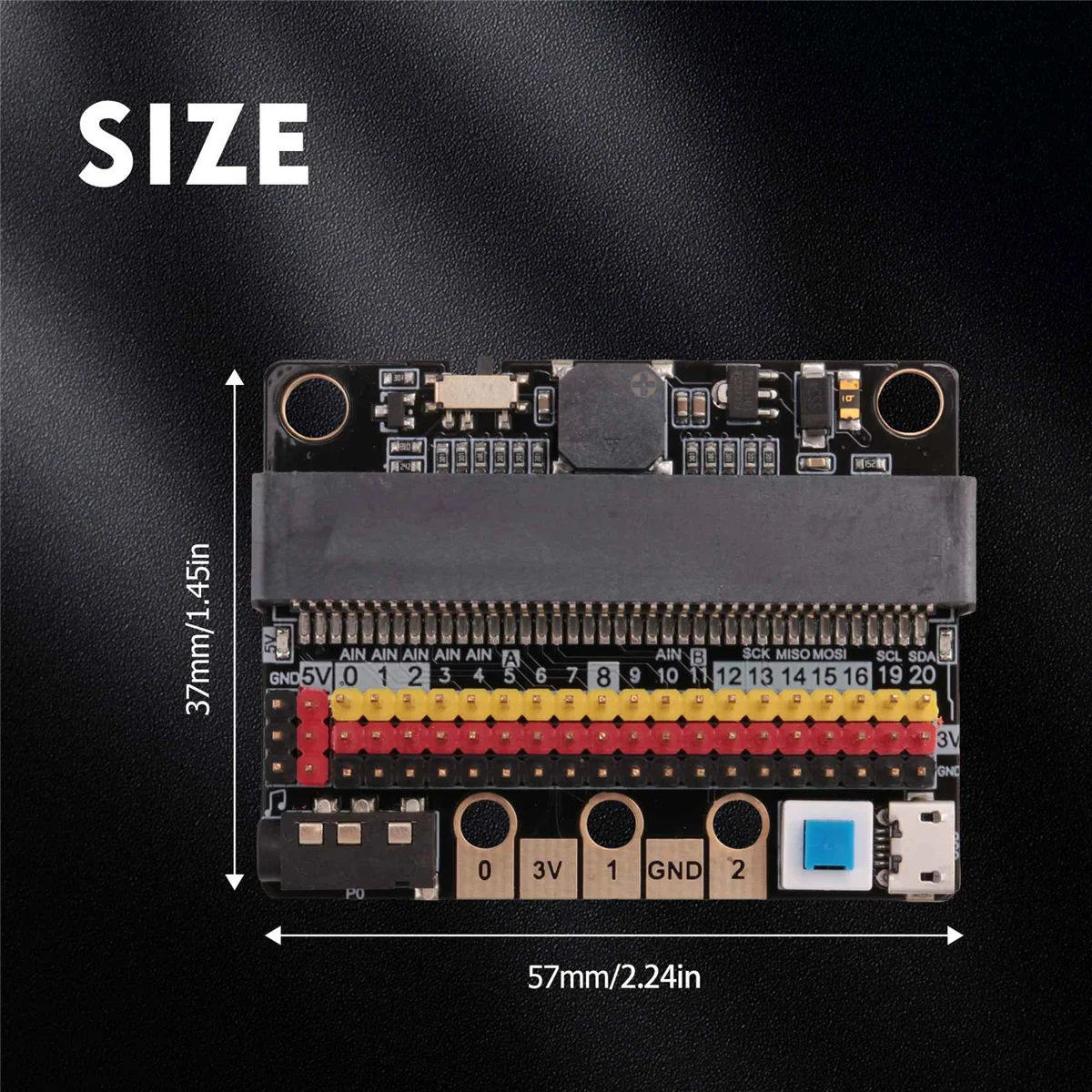 Micro - Bit Expansion Board IOBIT V2.0 with Buzzer for BBC Micro:Bit