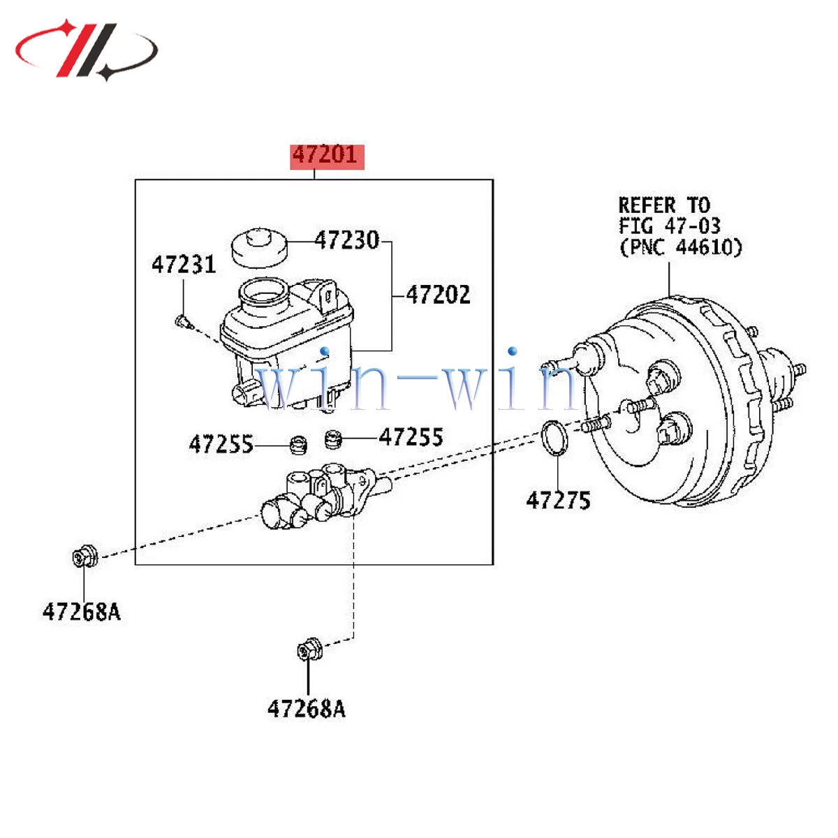 High-Quality Brake Master Cylinder 47201-0C070 47201-0C071 472010C070 472010C071 For Toyota Tundra Sequoia 2009-2017 5.7L