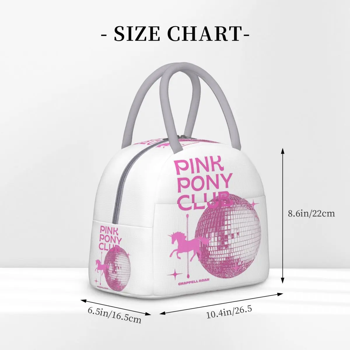 Insulated Lunch Bag Chappell Roan Pink Pony Club Accessories Lunch Container Unique Design Cooler Thermal Bento Box For Outdoor