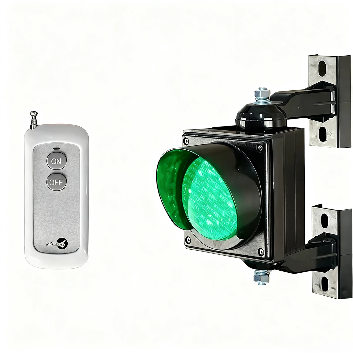 Светофор/гаражный светильник с зеленой лампой: беспроводной пульт дистанционного управления, водонепроницаемый и термостойкий для украшения дома и дорожного движения