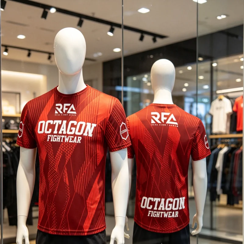 2026 Summer Octagonal X RFA Combat Customization  Breathable and Quick Drying Casual T-shirt Simple Family Parent Child Clothing