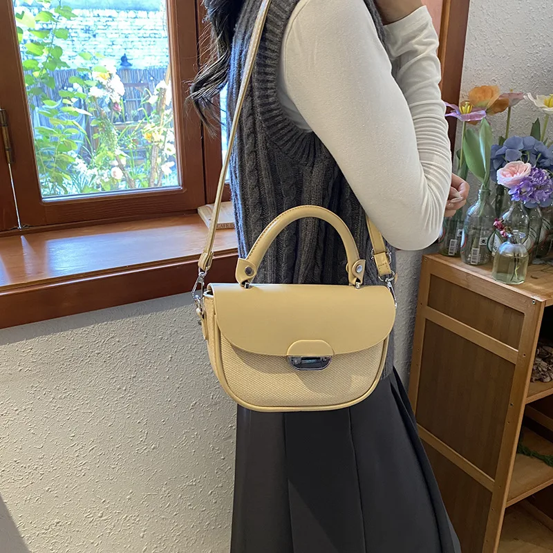 حقيبة كروس نسائية كلاسيكية جديدة لعام 2025، محفظة كتف متعددة الاتجاهات من الجلد الطبيعي، حقيبة ذات سعة كبيرة للعمل والمواعدة غير الرسمية #3