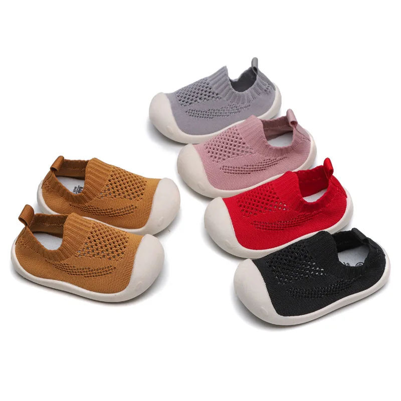 Kinderschuhe Großhandel Frühling und Sommer atmungsaktive Mesh Schuhe Baby Kleinkind Schuhe Baby Indoor Schuhe weichen Boden rutsch festen Jungen