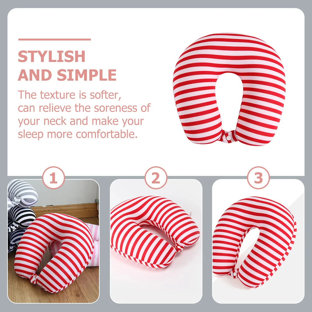 

Travel Neck Pillow U Shape Design with Soft Fabric and Ergonomic Support for Long Flights Outdoor Adventures Home Napping