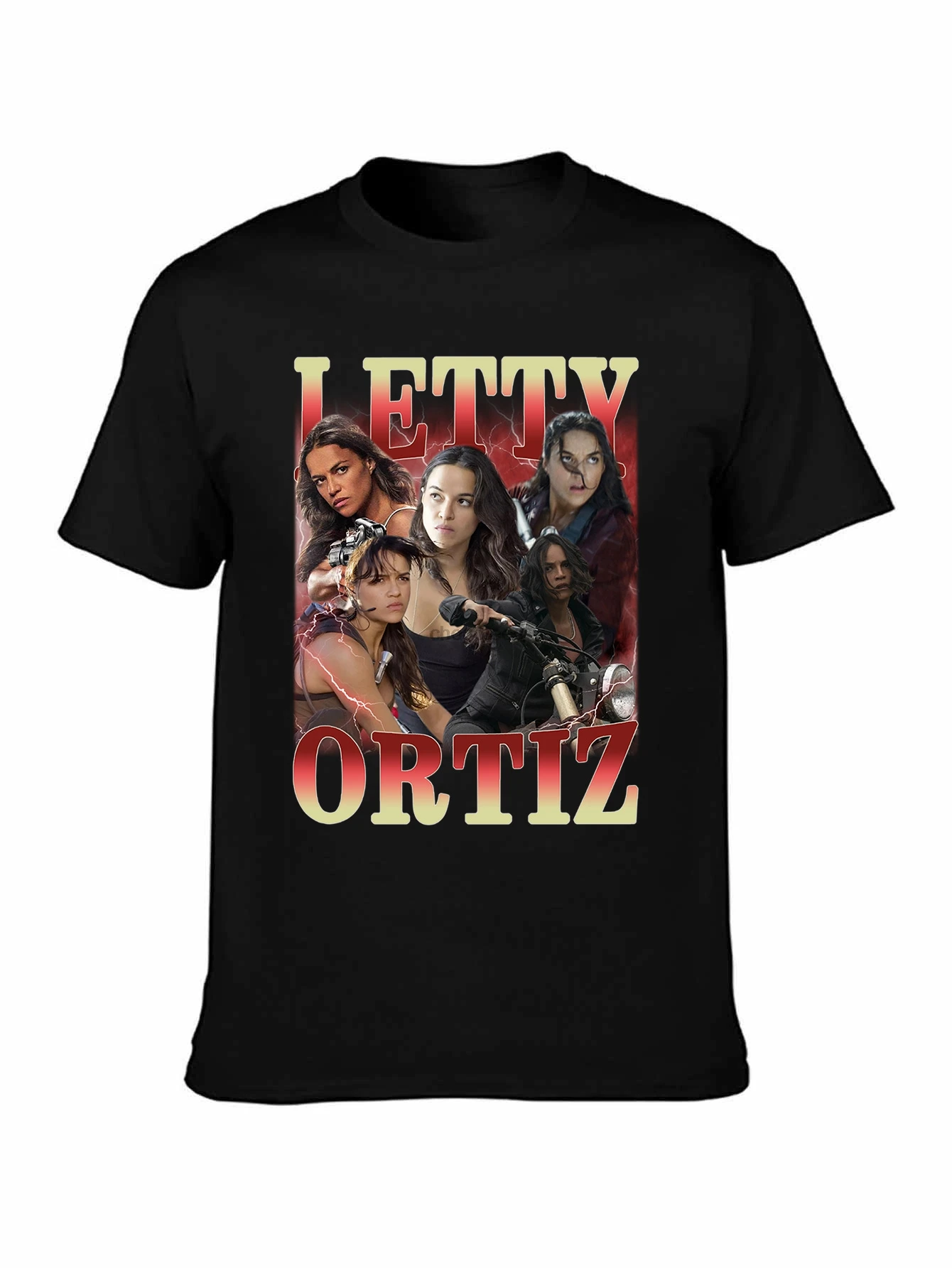قميص Letty Ortiz هدية للجنسين ميشيل رودريغيز بوتليج دومينيك توريتو تي شيرت مغني الراب دومينيك توريتو البلوز فيلم تحية R