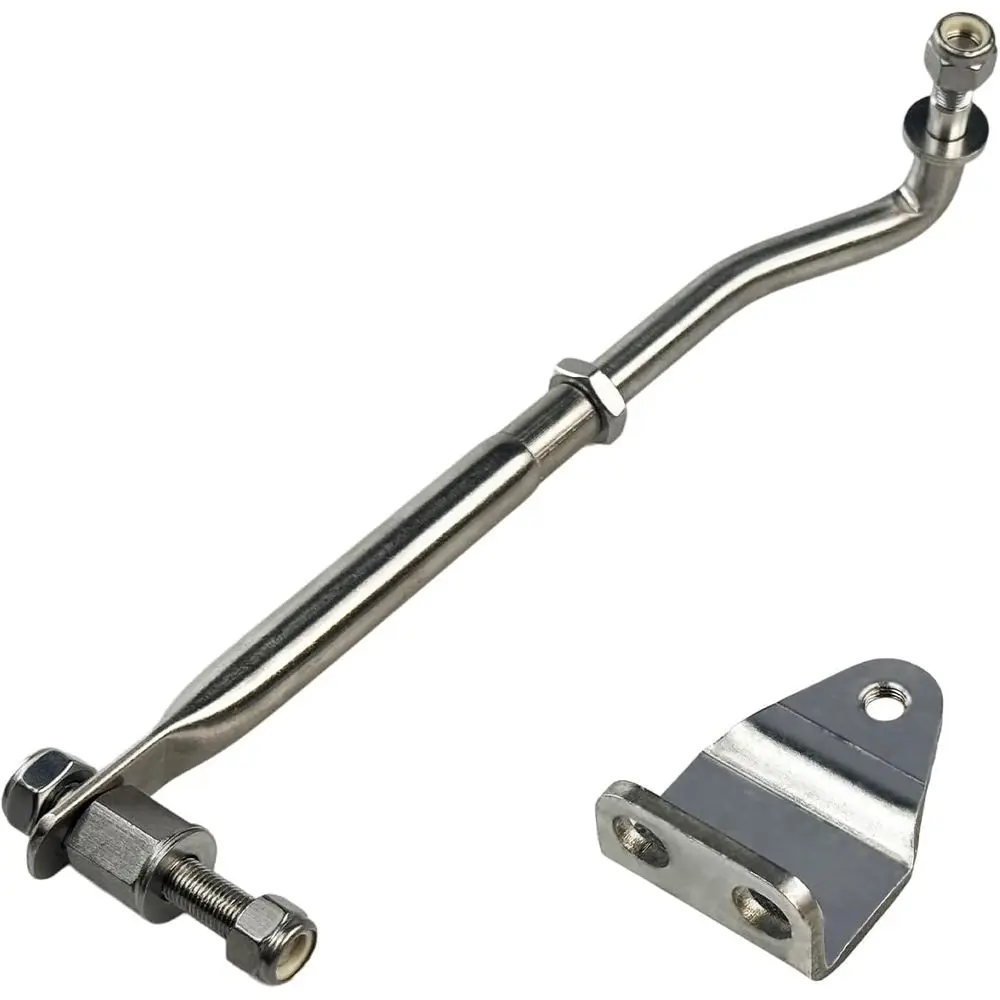 Adjustable Stainless Steel Steering Link Rod for 15HP-200HP Outboard Engines, 265-315mm Range