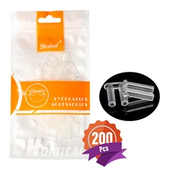 200 pcs/lot U-clip Rimless Glasses Accessories Double Rubber Plug PVC Material Eyeglasses By Dhoptical