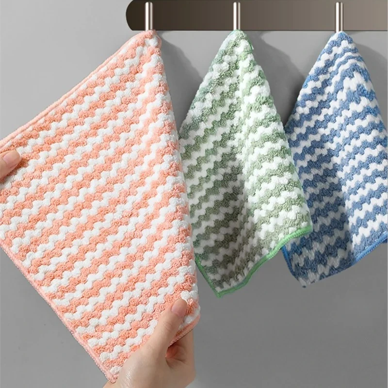 5/3 pieces of microfiber cloth and lazy person absorbent cleaning Kitchen towel cloth for washing dishes tablecloth