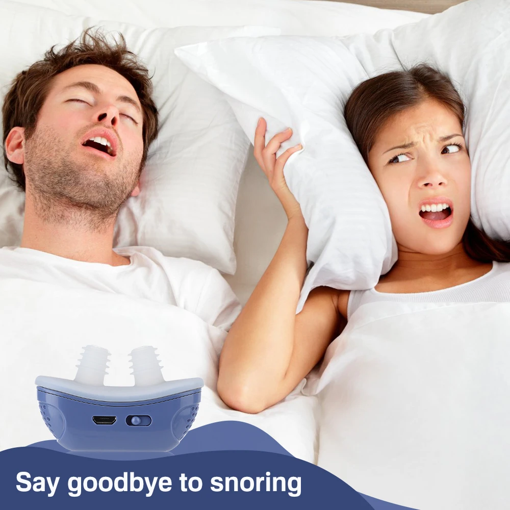 Portable Smart Anti-Snoring Device Sleep Snoring Solution Stopper HealthCare EMS Noise Sleeping Aids For Better Sleep