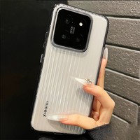 Luxury Transparent Glossy Tile Pattern Protective Hard Phone Case For Xiaomi Redmi K60 K70 14 13 1Pro Ultra 4Pro PC Armor Cover