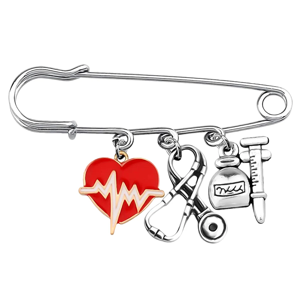 

Stethoscope Brooch for Women Novel Design Jewelry Clip Badge Great Gifts Women'S Brooches And Pin Accessories Fashion
