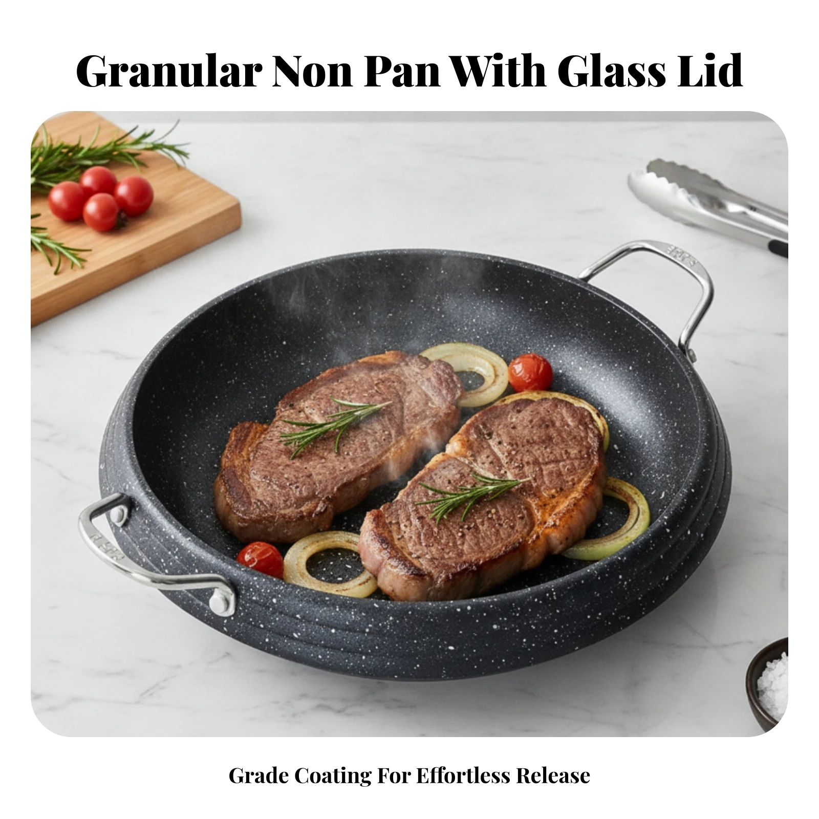 Skillet Induction Compatible Nonstick Frying Pan Frying Pan with Lid Easy to Clean for Home Cooks, Hot Pot Cooking
